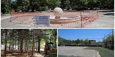 Ataşehir'in yeni park sayısı artıyor, parklar yenileniyor